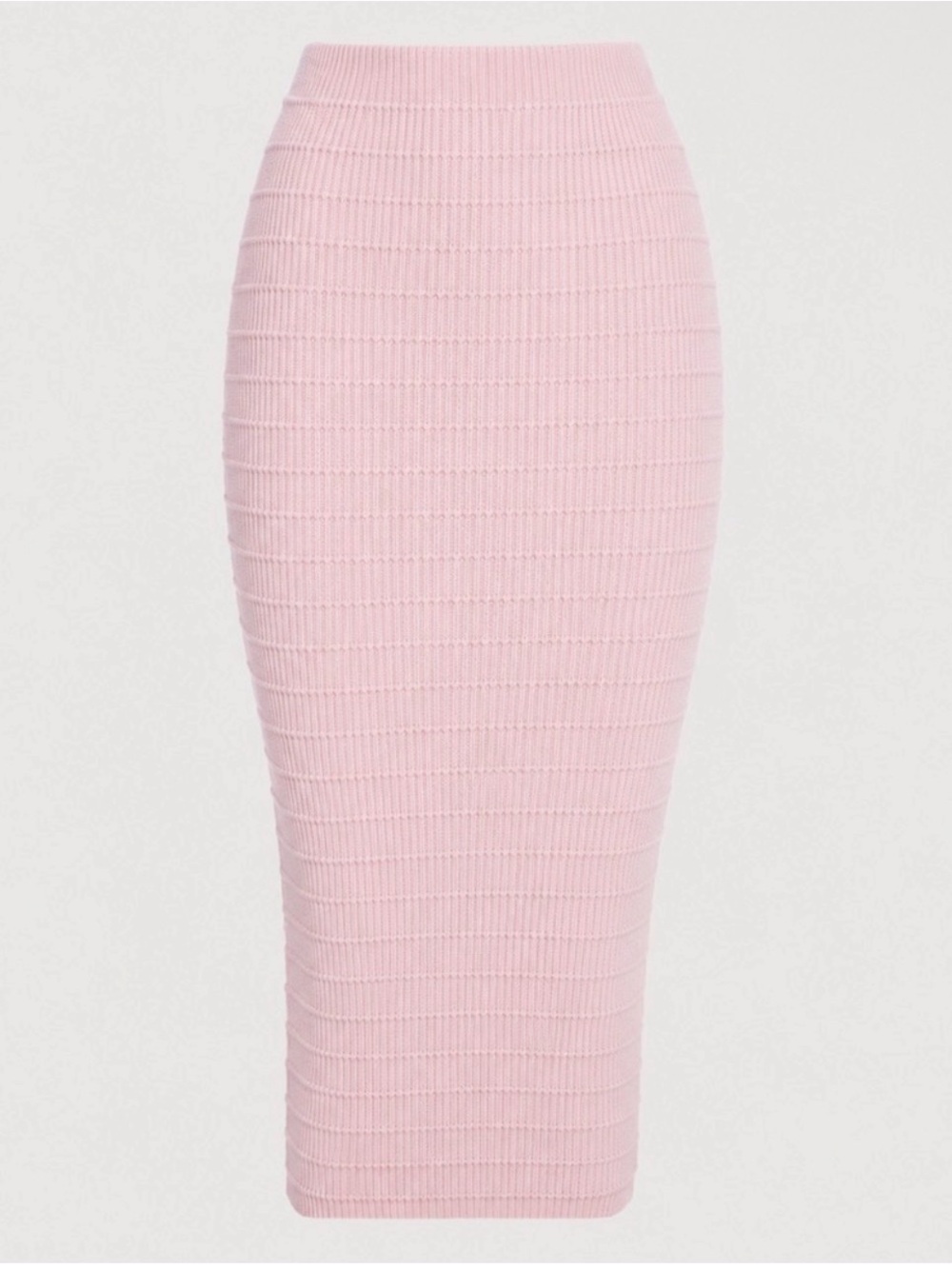 naked wardrobe Blush Pink Ribbed Knit Midi Set - Picture 7 of 8